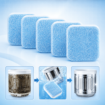 NexClean – Pastilhas Efervescentes para Limpeza Profunda de Máquina de Lavar