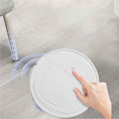 Mini Aspirador de Pó Robô Automático Inteligente Doméstico e Recarregável